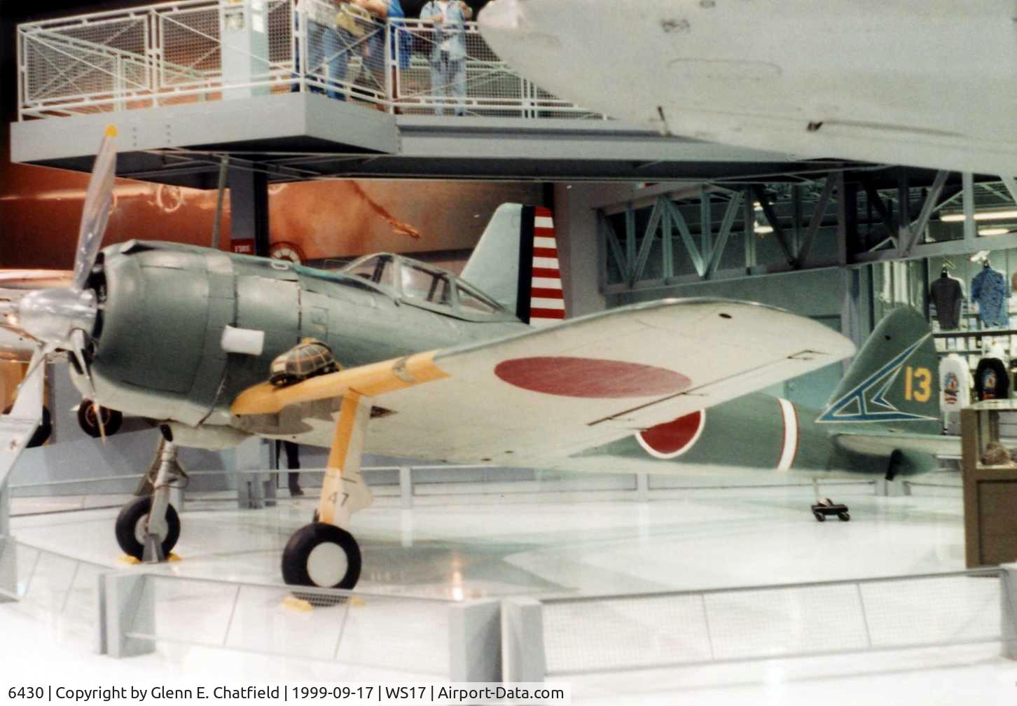 6430, Nakajima Ki-43-IIb Hayabusa C/N Not found 6430, Ki.43 IIB Oscar.  Displayed at the EAA Museum.  This may be built from several frames.