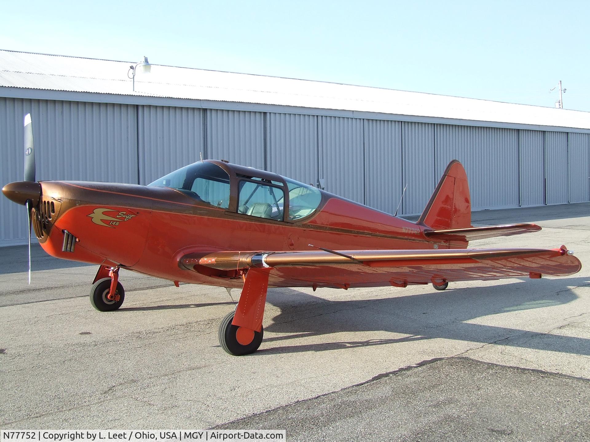 N77752, 1948 Globe GC-1B Swift C/N 3524, 1948 Swift s/n 3524; USRegistration N77752