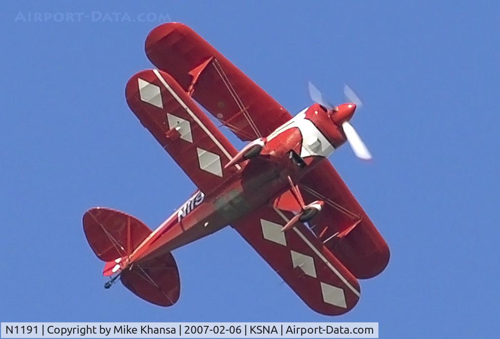 N1191, 1993 Aviat Pitts S-2B Special C/N 5284, PITTS S-2B taking off on a beautiful Southern California day.