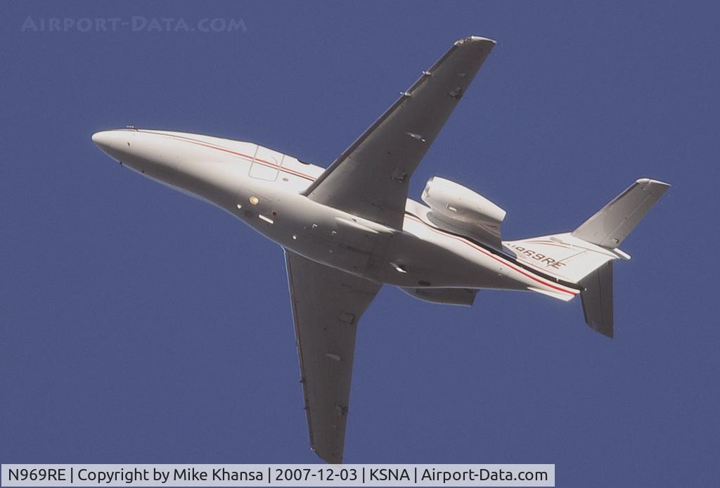 N969RE, 2002 Raytheon Aircraft Company 390 C/N RB-14, Raytheon 390 taking off on a beautiful Southern California day.