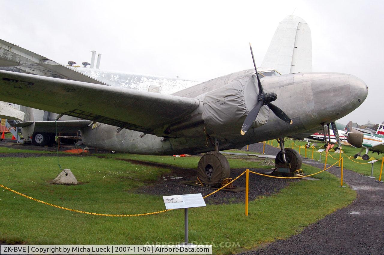 ZK-BVE, Lockheed 18-56 Lodestar C/N 2020, At the Museum of Transport and Technology (MOTAT)