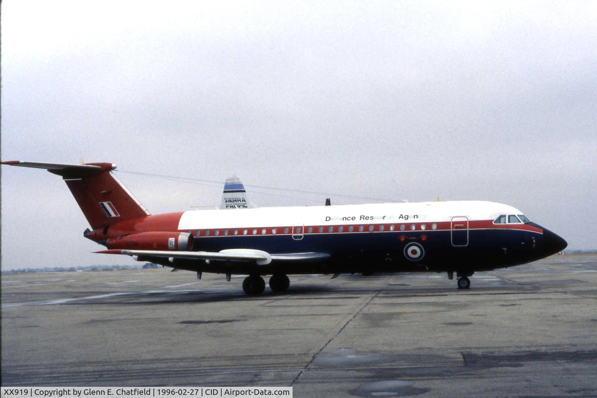 XX919, 1966 BAC 111-402AP One-Eleven C/N BAC.091, BAC 111 from the Defense Research Agency.  Now preserved at Buscombe Down Museum