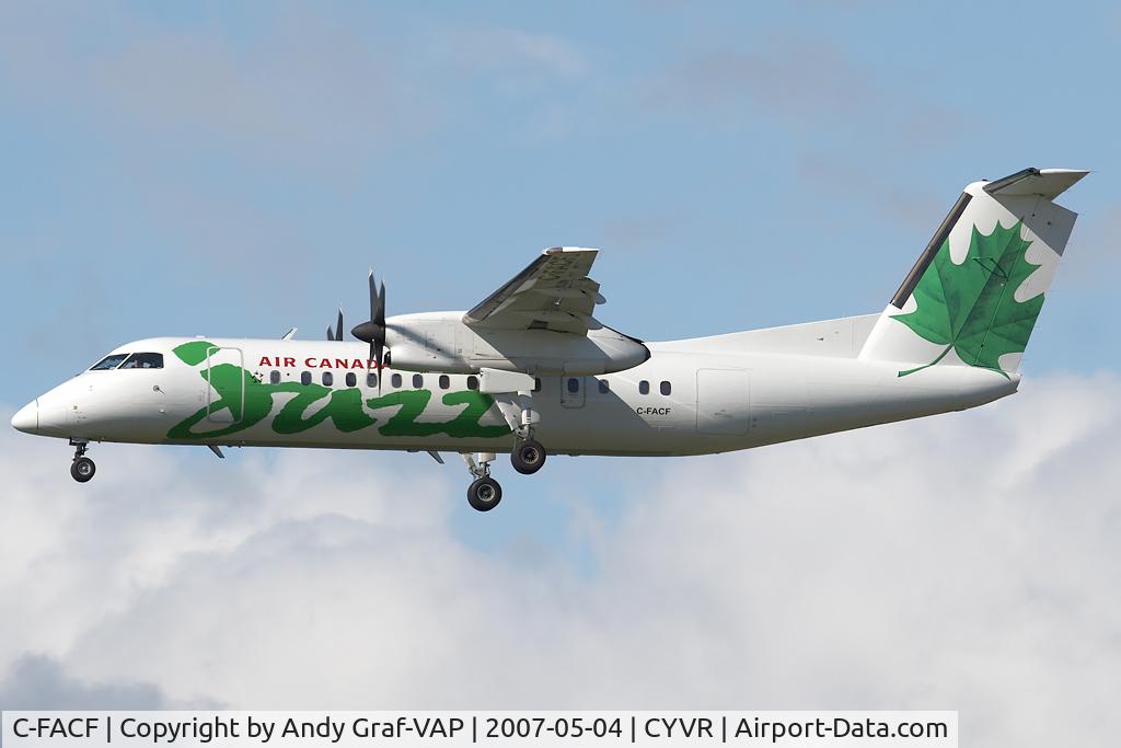 C-FACF, 1991 De Havilland Canada DHC-8-311 Dash 8 C/N 259, JAZZ DHC 8-300