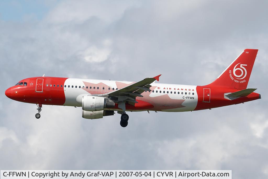 C-FFWN, 1991 Airbus A320-211 C/N 159, Air Canada A320