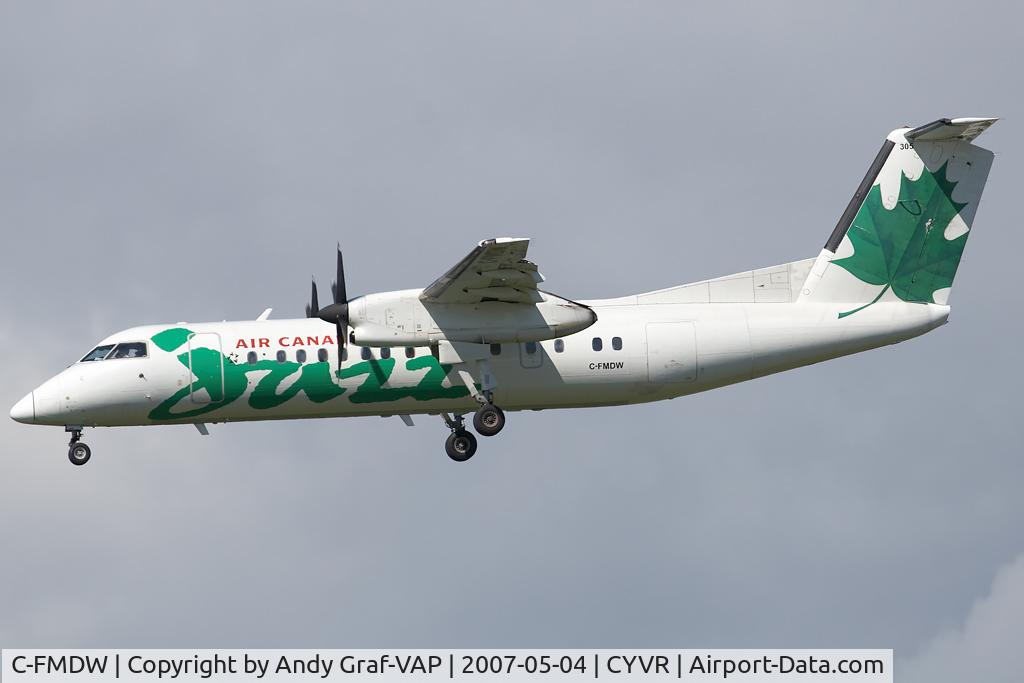 C-FMDW, 1991 De Havilland Canada DHC-8-311 Dash 8 C/N 269, JAZZ DHC 8-300