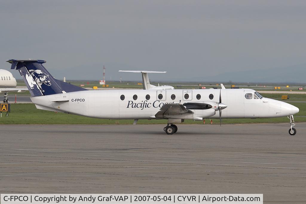 C-FPCO, 1986 Beech 1900C C/N UB-52, Pacific Coastal B1900