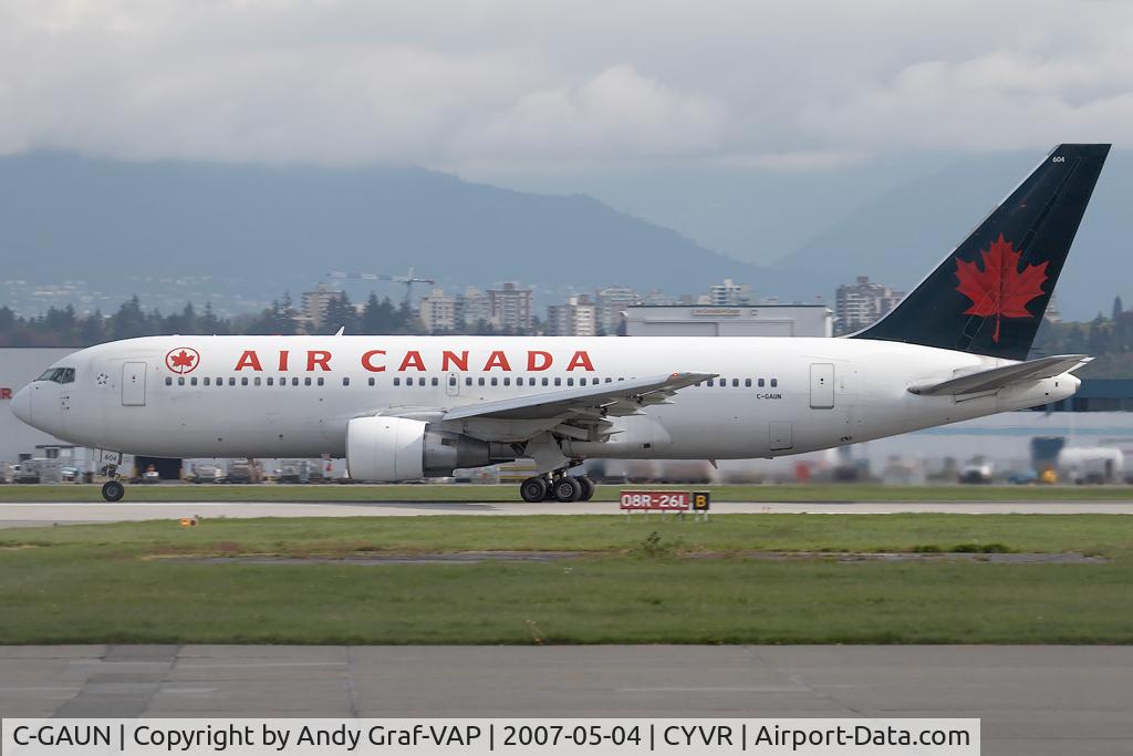 C-GAUN, 1983 Boeing 767-233 C/N 22520, Air Canada 767-200