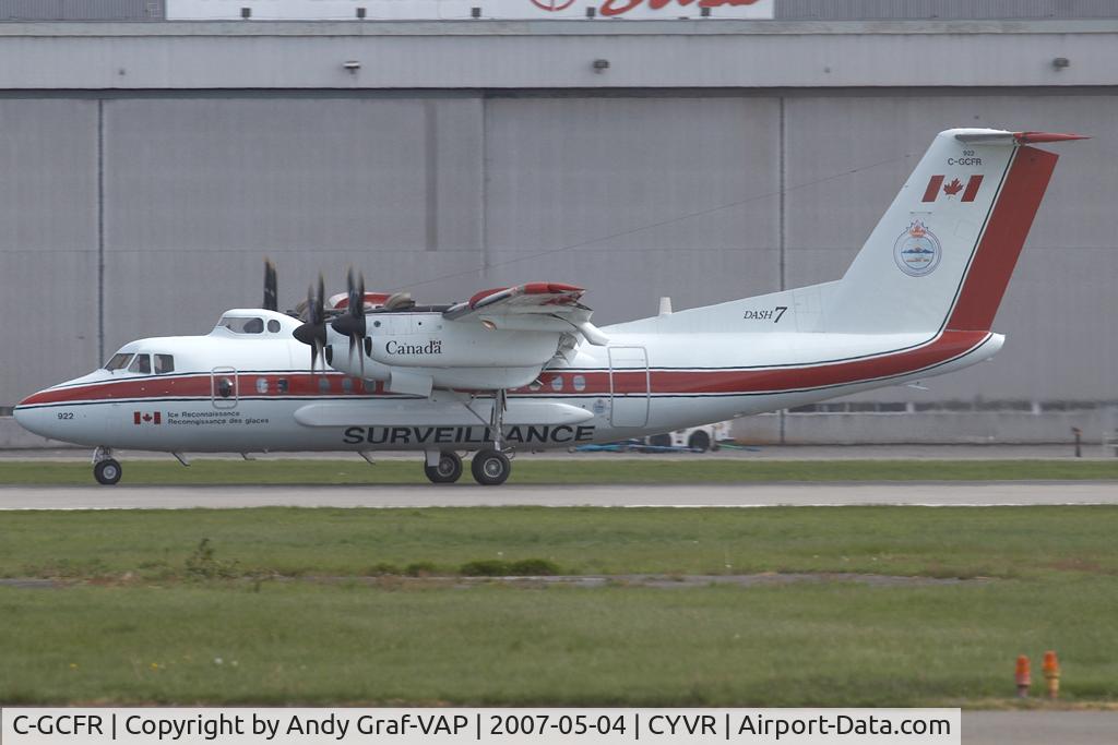 C-GCFR, 1985 De Havilland Canada DHC-7-150 Dash 7 C/N 102, Transport Canada DHC-7