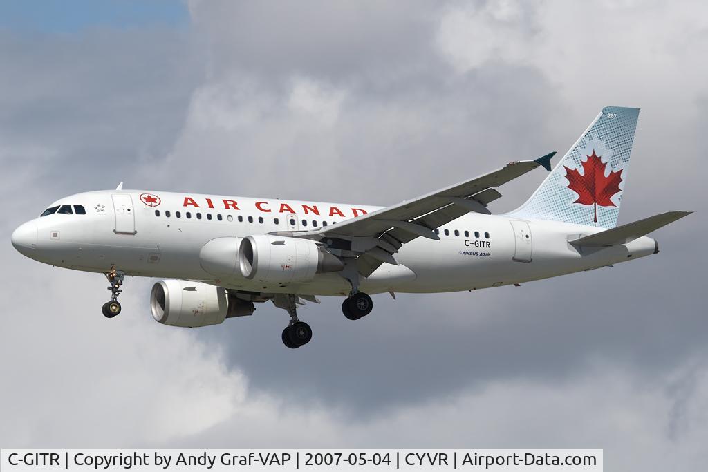 C-GITR, 2001 Airbus A319-112 C/N 1577, Air Canada A319