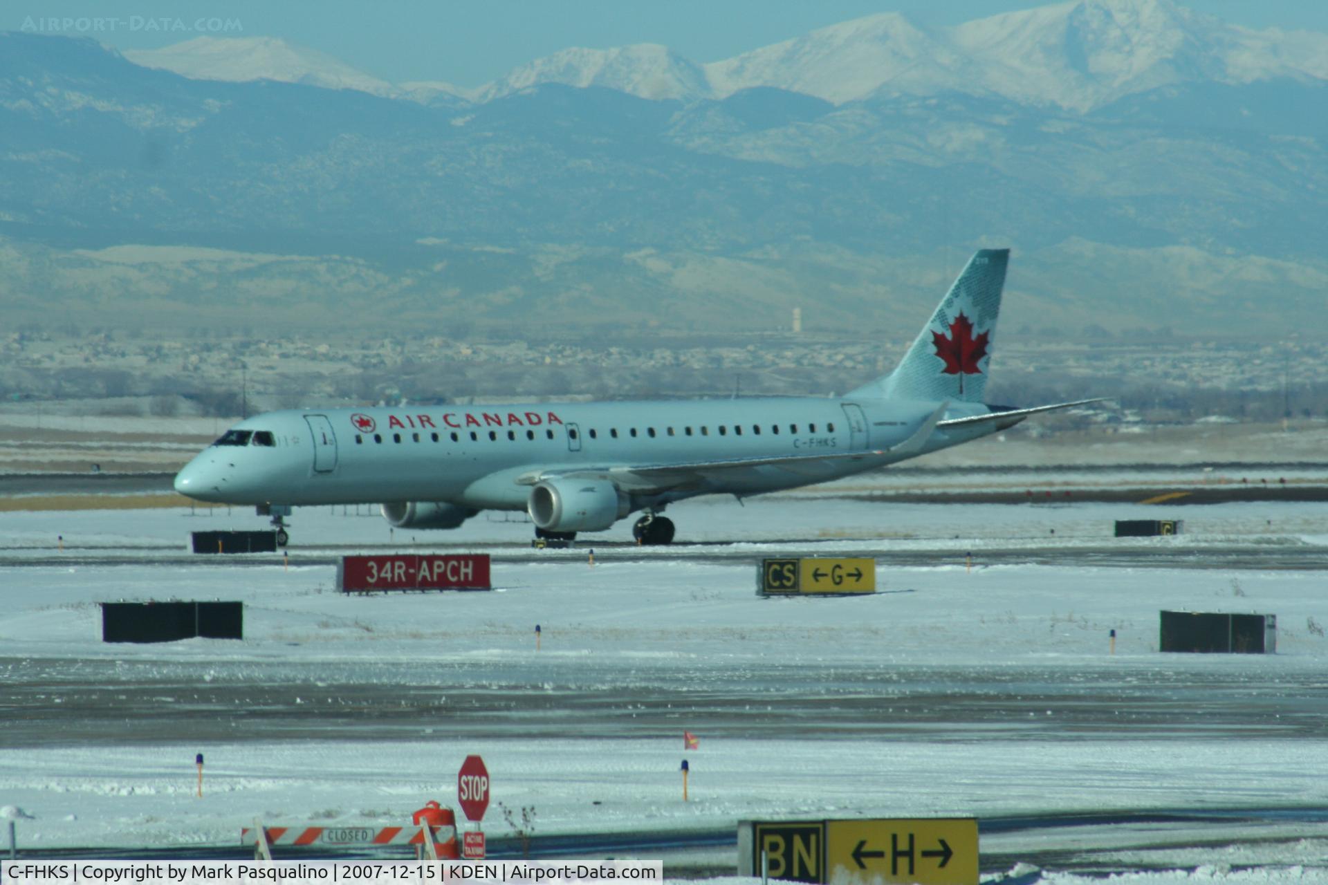 C-FHKS, 2007 Embraer 190AR (ERJ-190-100IGW) C/N 19000064, ERJ 190-100 IGW