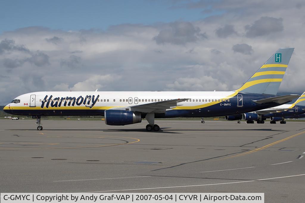 C-GMYC, 1987 Boeing 757-258 C/N 23917, Harmony 757-200