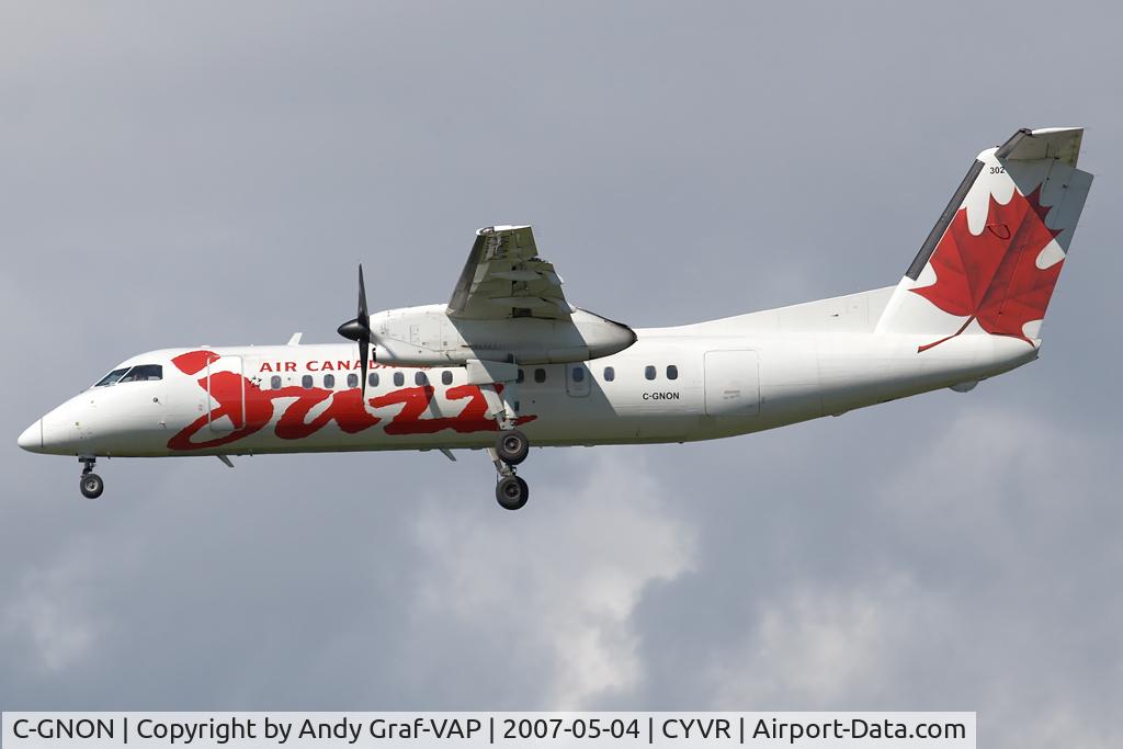 C-GNON, 1989 De Havilland Canada DHC-8-301 Dash 8 C/N 137, JAZZ DHC 8-300