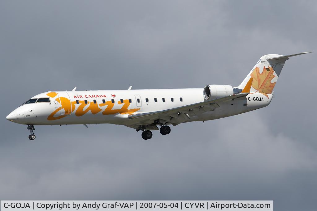 C-GOJA, 2005 Bombardier CRJ-200ER (CL-600-2B19) C/N 8009, JAZZ CRJ