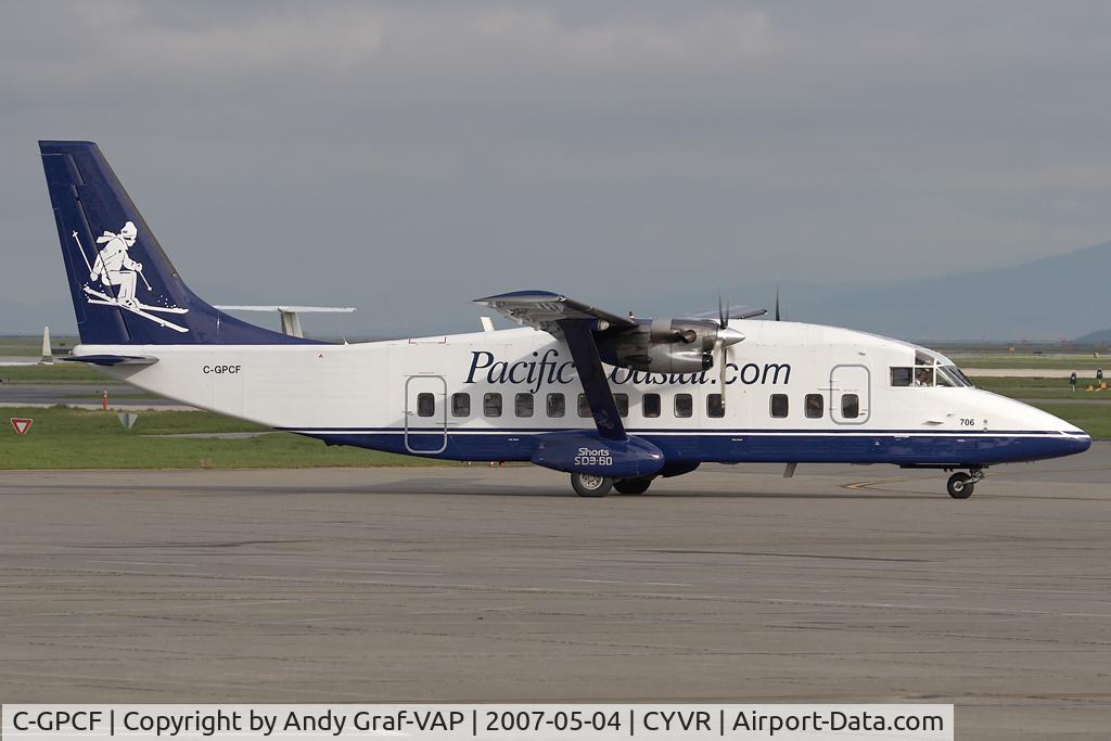 C-GPCF, 1983 Short 360-300 C/N SH.3620, Pacific Coastal SH360