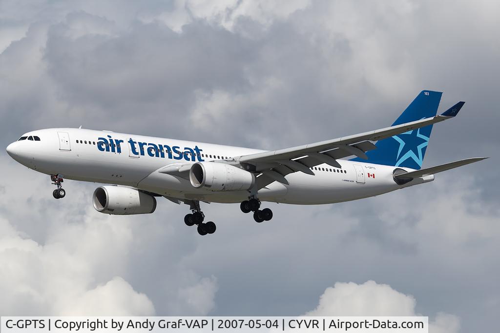 C-GPTS, 2002 Airbus A330-243 C/N 480, Air Transat A330-200