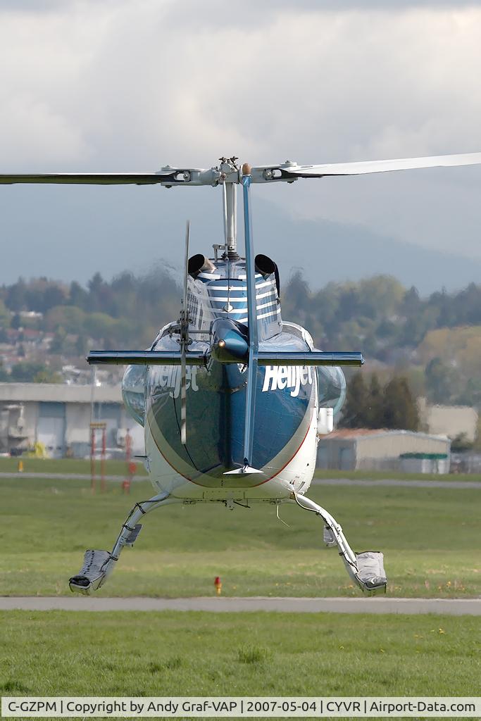C-GZPM, 1972 Bell 206B JetRanger II C/N 880, Helijet Bell 206