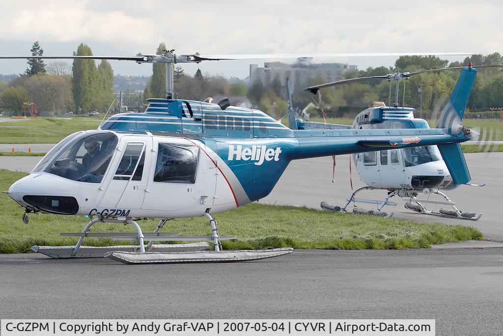 C-GZPM, 1972 Bell 206B JetRanger II C/N 880, Helijet Bell 206
