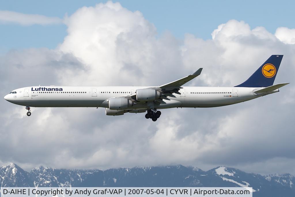 D-AIHE, 2003 Airbus A340-642 C/N 540, Lufthansa A340-600