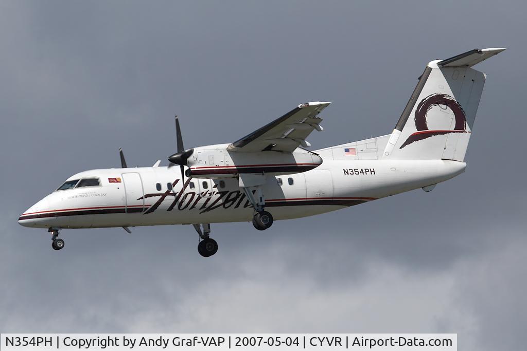N354PH, 1997 De Havilland Canada DHC-8-202 Dash 8 C/N 498, Horizon DHC 8-200