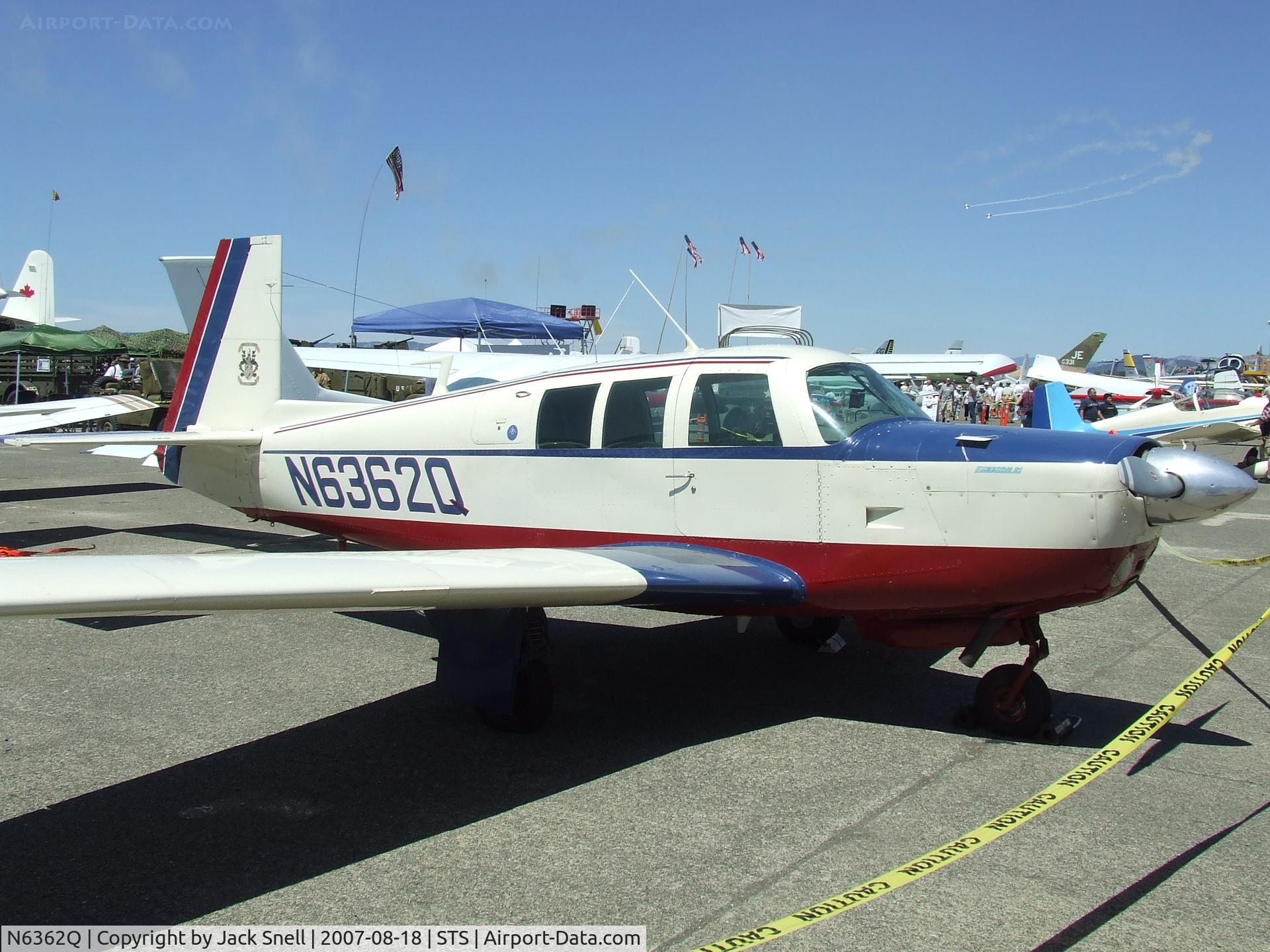 N6362Q, 1967 Mooney M20F Executive C/N 670445, Wings Over Wine Country 2007