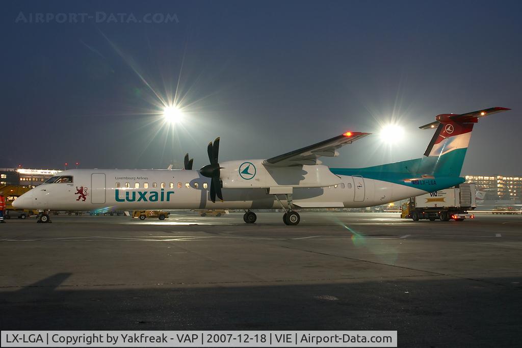 LX-LGA, 2007 De Havilland Canada DHC-8-402Q Dash 8 C/N 4159, Luxair Dash8-400