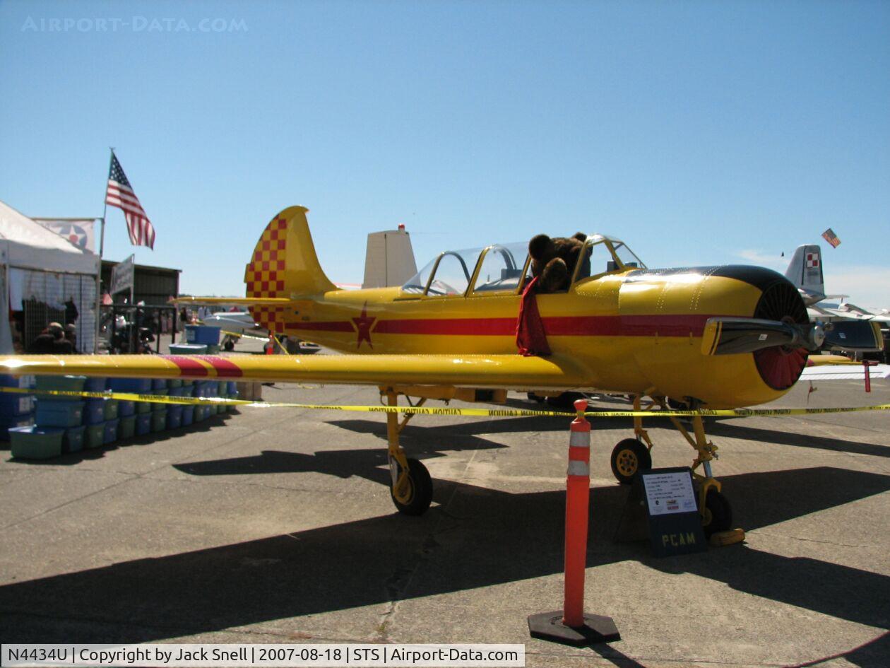 N4434U, 1986 Yakovlev Yak-52 C/N 889011, Wings Over Wine Country 2007