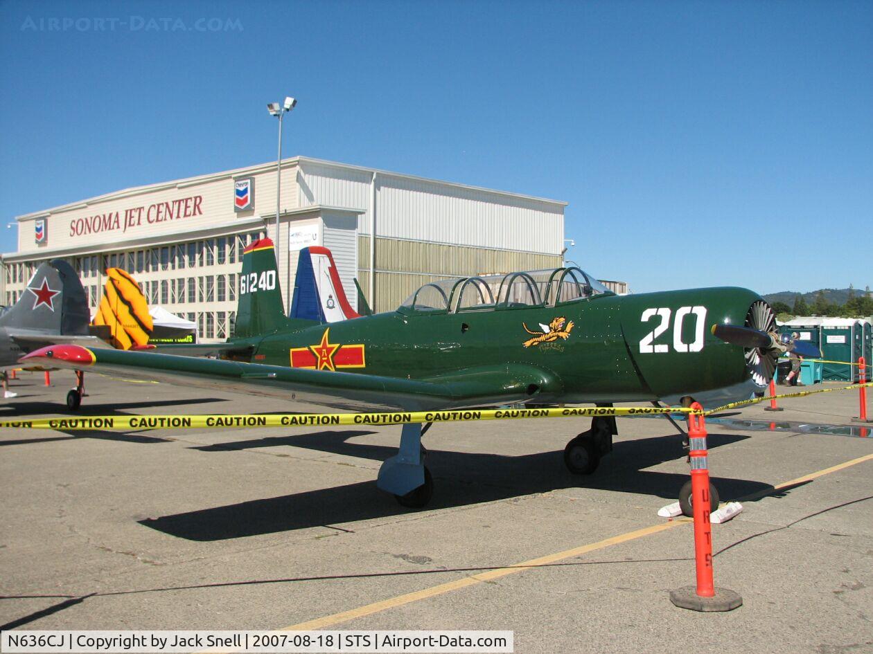 N636CJ, 1982 Nanchang CJ-6A C/N 3732002, Wings Over Wine Country 2007