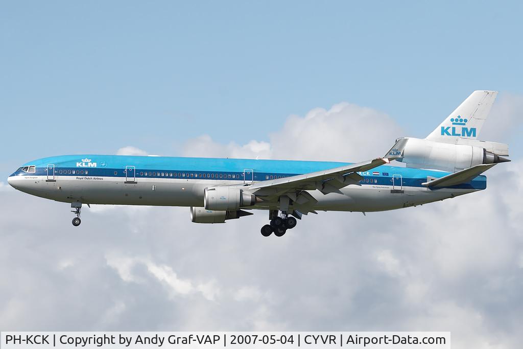 PH-KCK, 1997 McDonnell Douglas MD-11 C/N 48564, KLM MD11