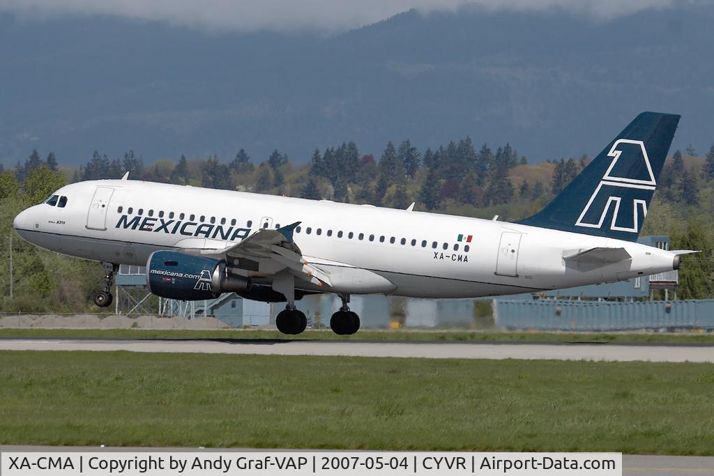 XA-CMA, 2003 Airbus A319-112 C/N 2066, Mexicana A319
