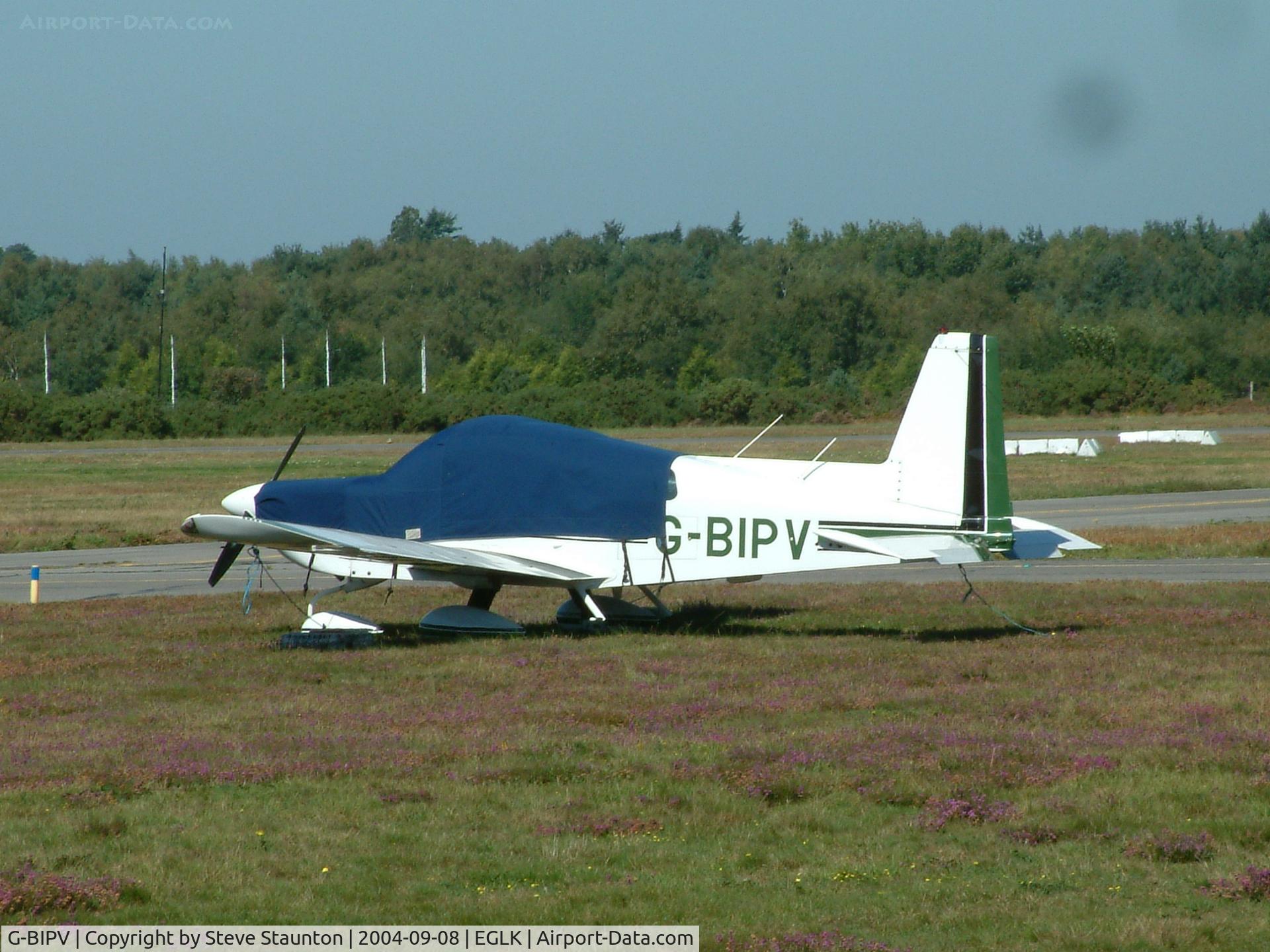 G-BIPV, 1979 Gulfstream American AA-5B Tiger C/N AA5B-0981, Taken at Blackbushe Airport 8th September 2004 (sorry about the black spot on the lens)