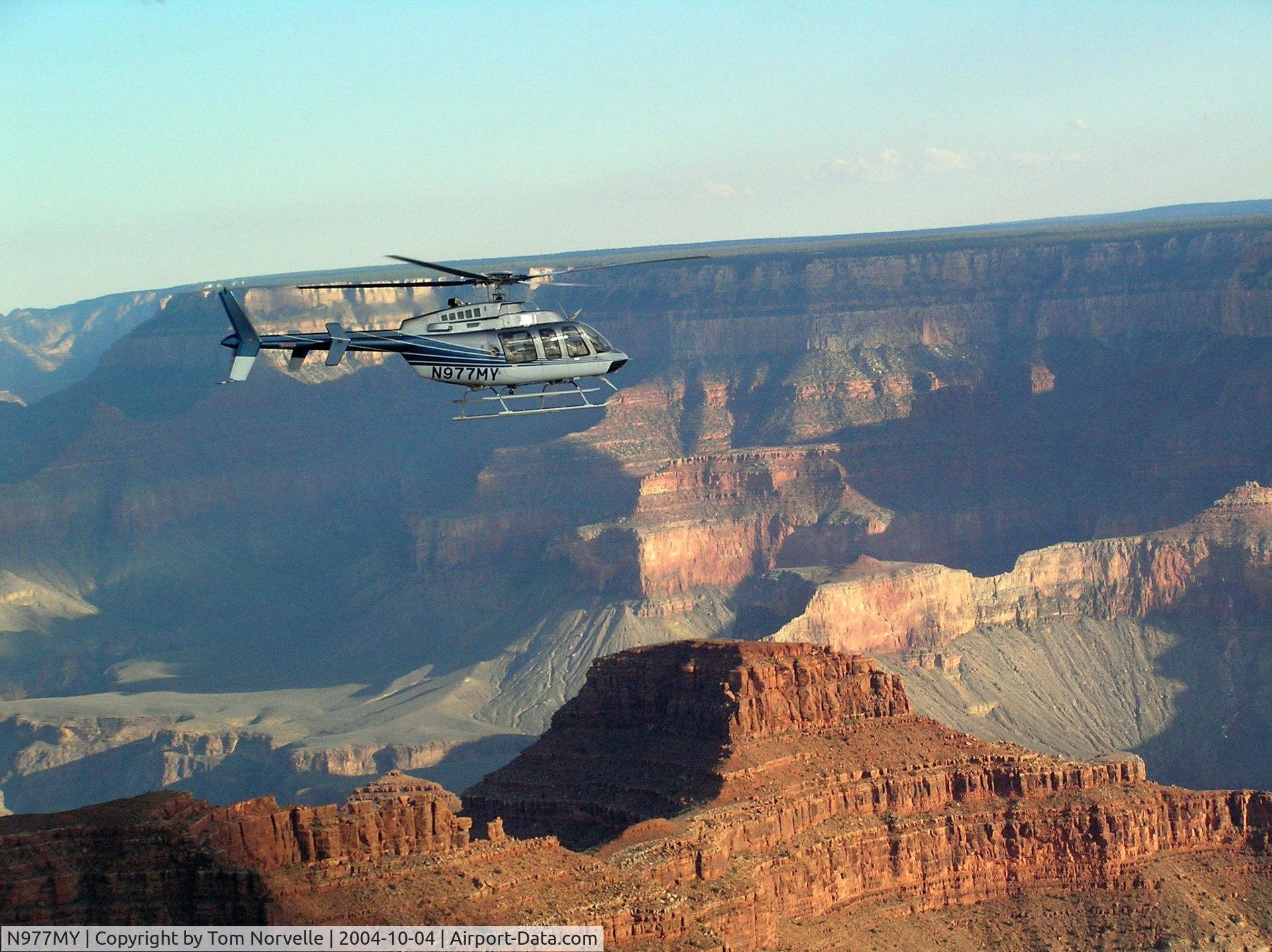 N977MY, 1999 Bell 407 C/N 53373, Bell 407 over the 