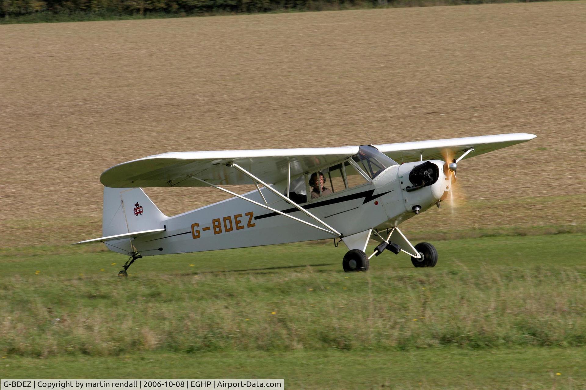 G-BDEZ, 1944 Piper L-4J Grasshopper (J3C-65D) C/N 12383, PIPER J3