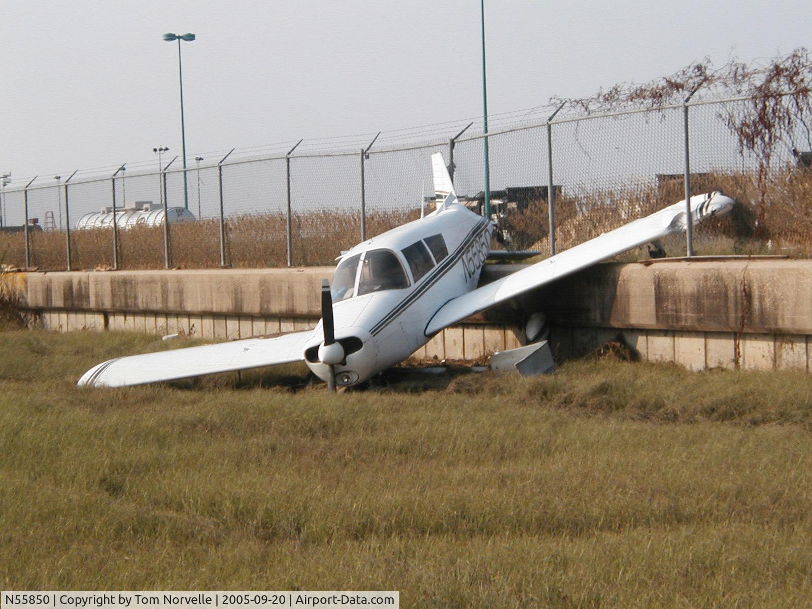 N55850, 1973 Piper PA-28-140 C/N 28-7325506, Hurricane Katrina aftermath