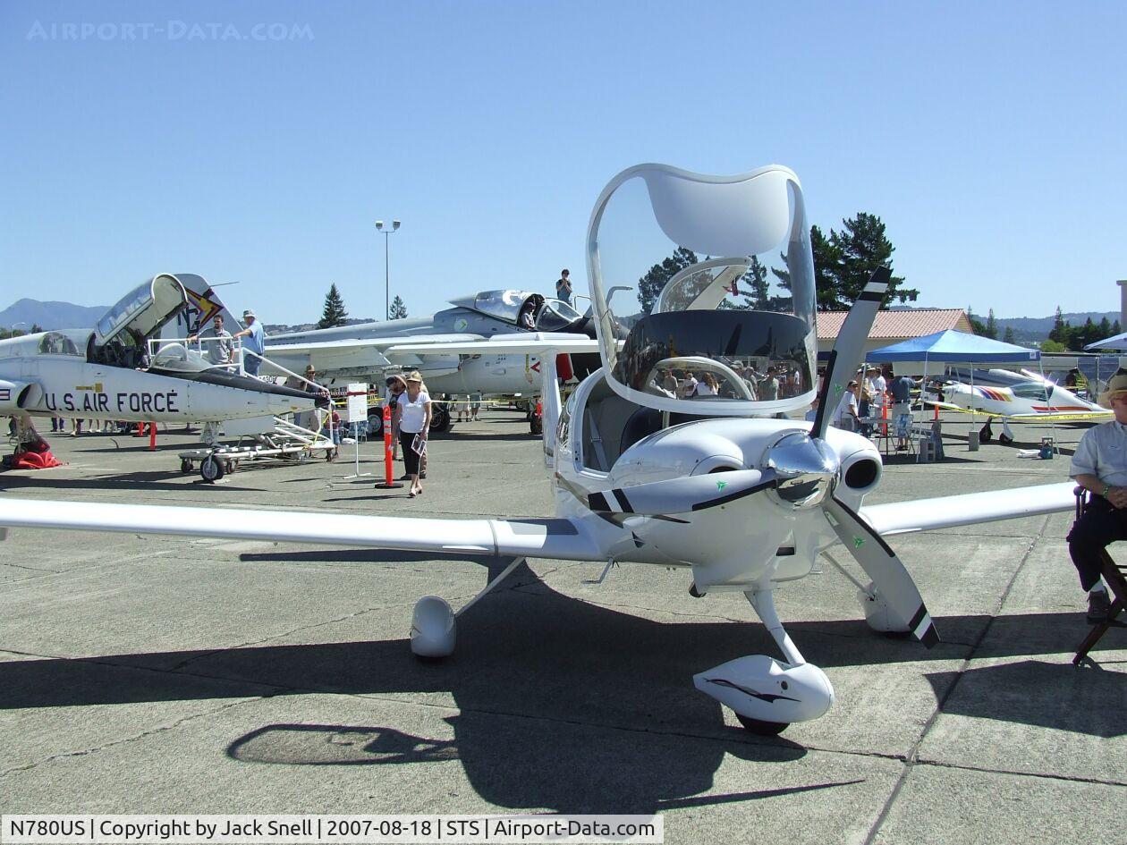 N780US, 2007 Diamond DA-40 Diamond Star C/N 40.780, 2007 Wings Over Wine Country Air Show