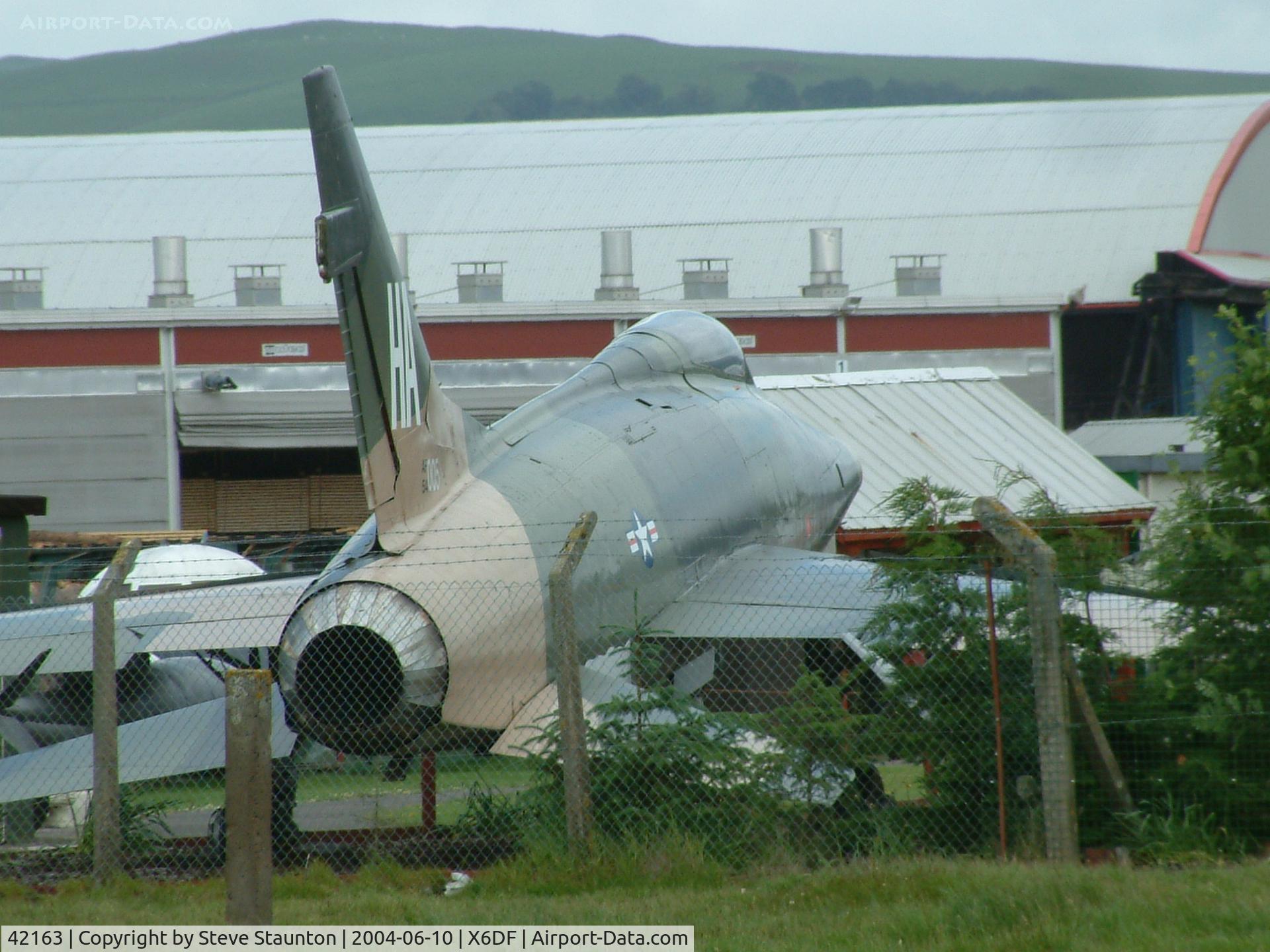 42163, North American F-100D Super Sabre C/N 223-43, Taken at Dumfries & Galloway Aviation Museum, 10th June 2004