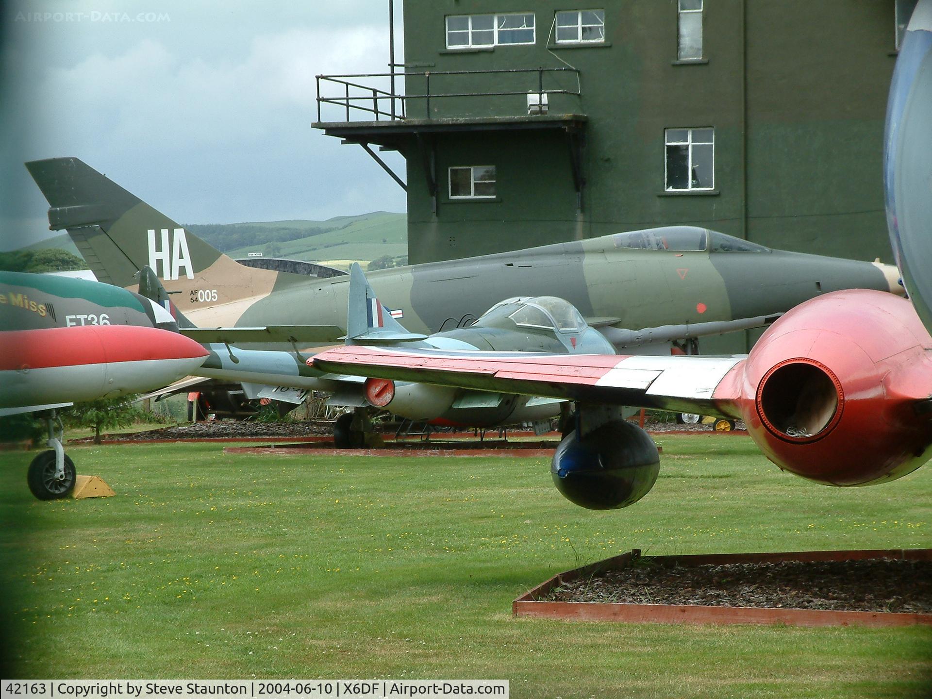 42163, North American F-100D Super Sabre C/N 223-43, Taken at Dumfries & Galloway Aviation Museum, 10th June 2004