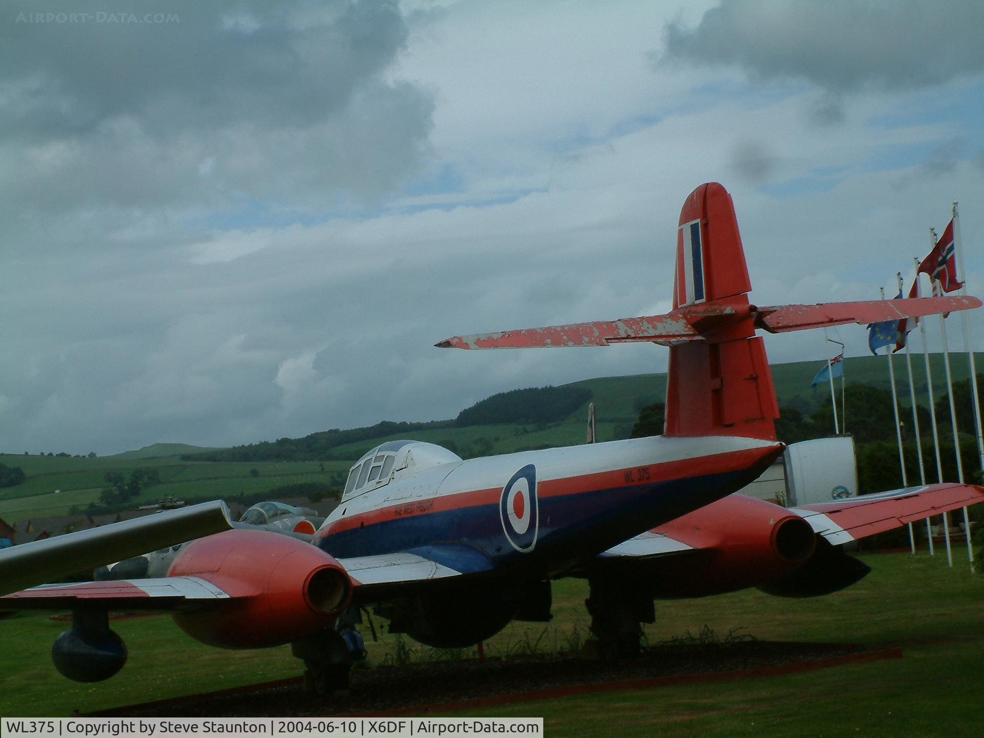 WL375, Gloster Meteor T.7(Mod) C/N Not found WL375, Taken at Dumfries & Galloway Aviation Museum, 10th June 2004