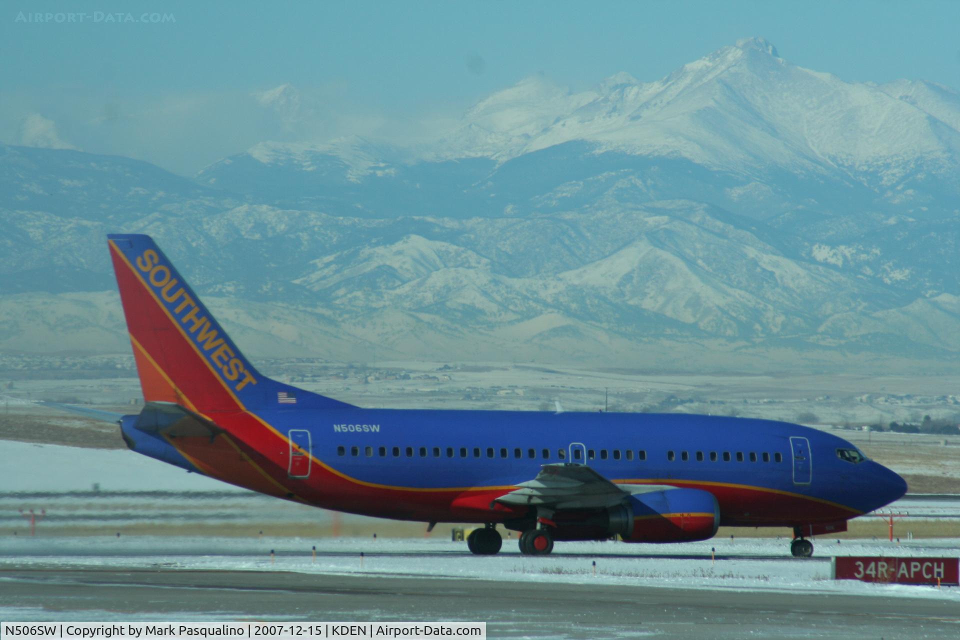 N506SW, 1990 Boeing 737-5H4 C/N 24183, Boeing 737-500