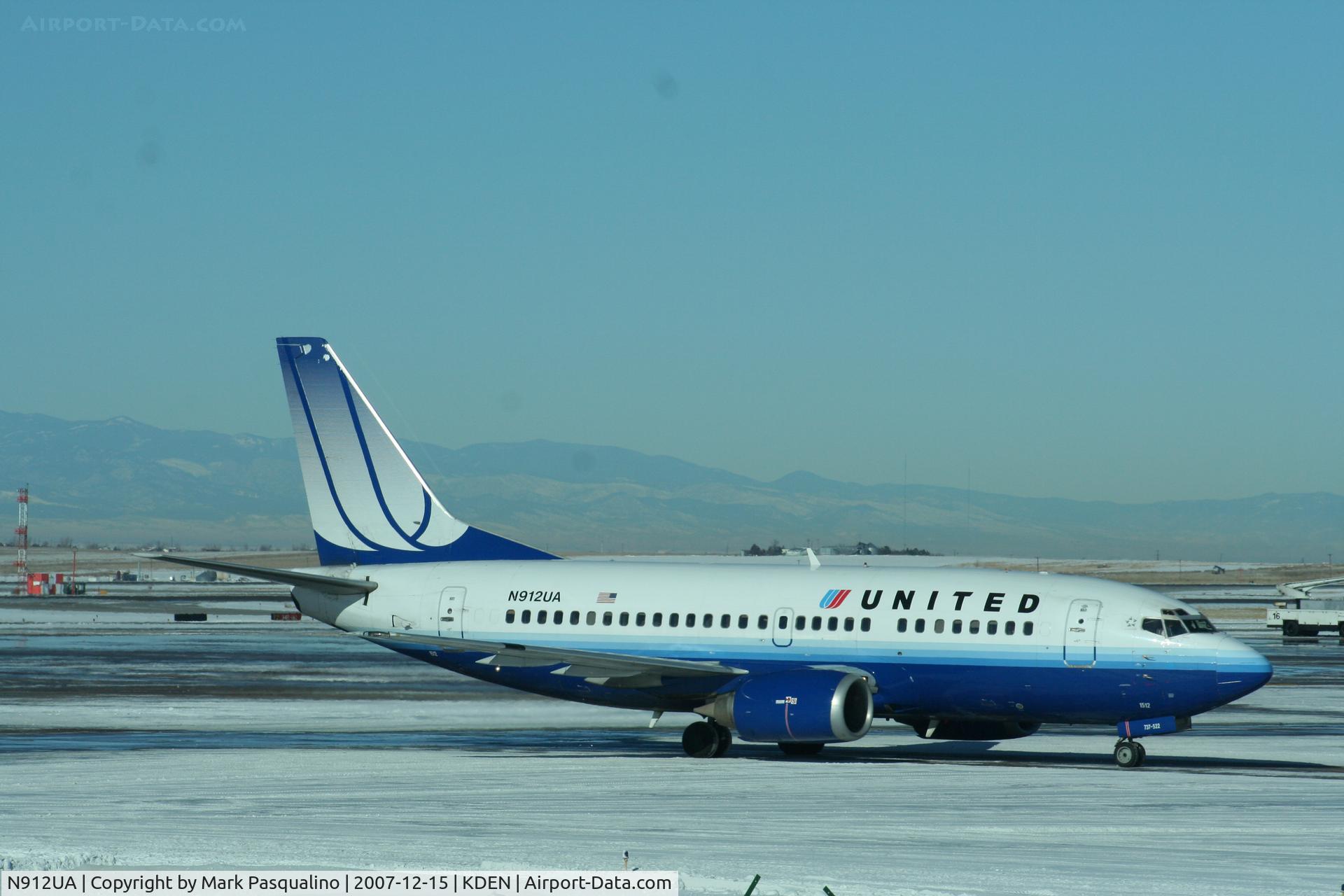 N912UA, 1991 Boeing 737-522 C/N 25290, Boeing 737-500