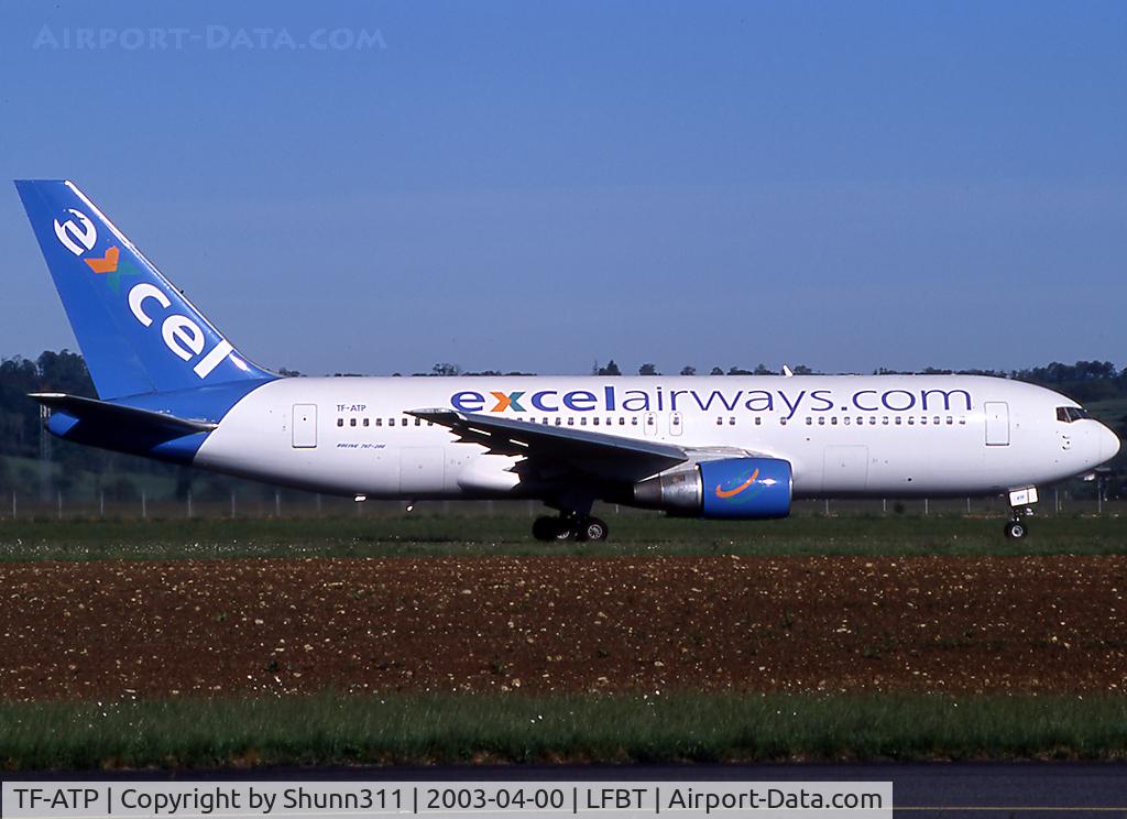 TF-ATP, 1988 Boeing 767-204/ER C/N 24239, Landed rwy 20 and taxiing to the terminal