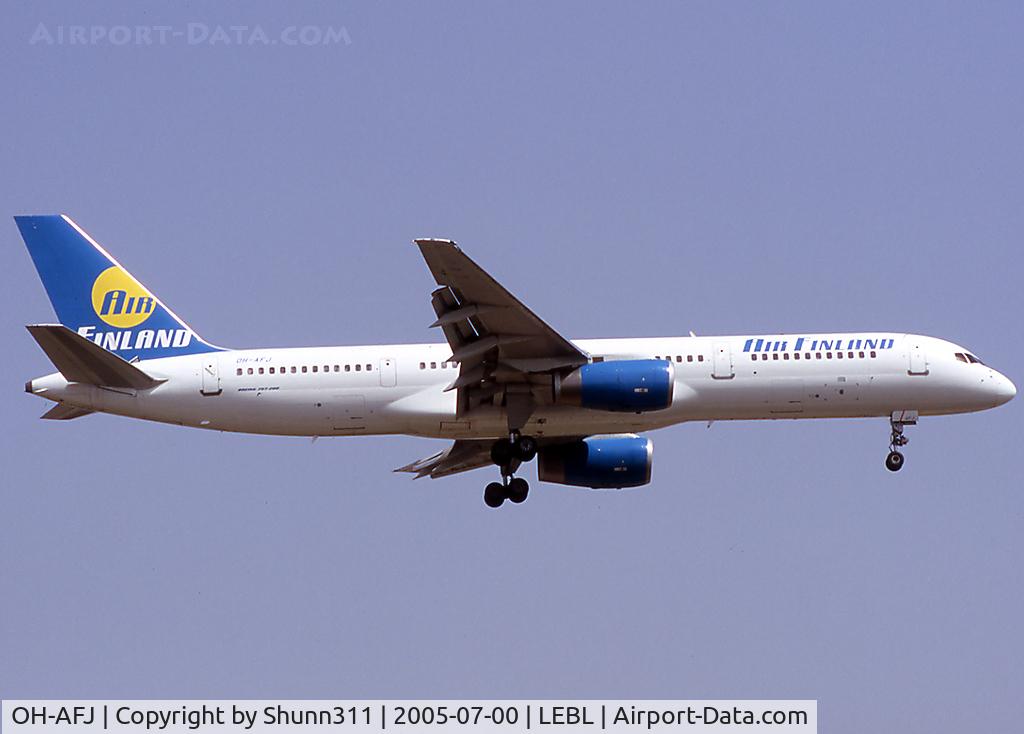 OH-AFJ, 1994 Boeing 757-28A C/N 26269, Landing rwy 25R