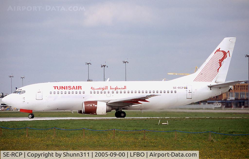 SE-RCP, 1988 Boeing 737-33A C/N 24025, Line up rwy 32R for departure... FlyMe lease...