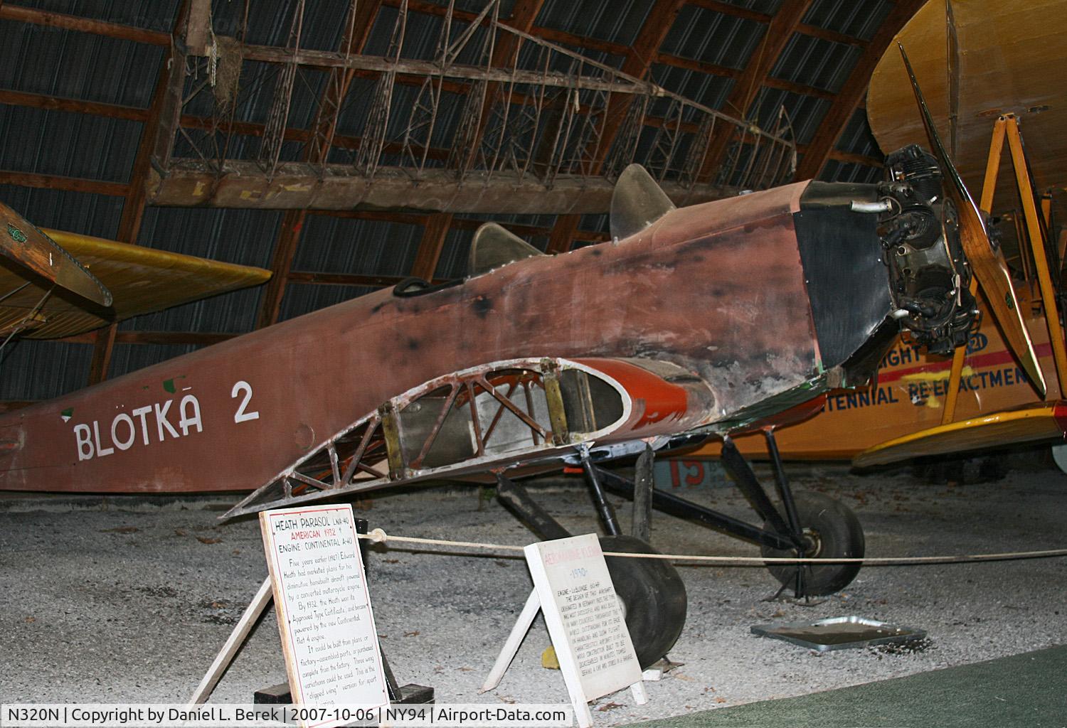 N320N, 1930 Aeromarine-Klemm AKL-26A C/N 2-59, This 1930 original appears to be undergoing restoration.