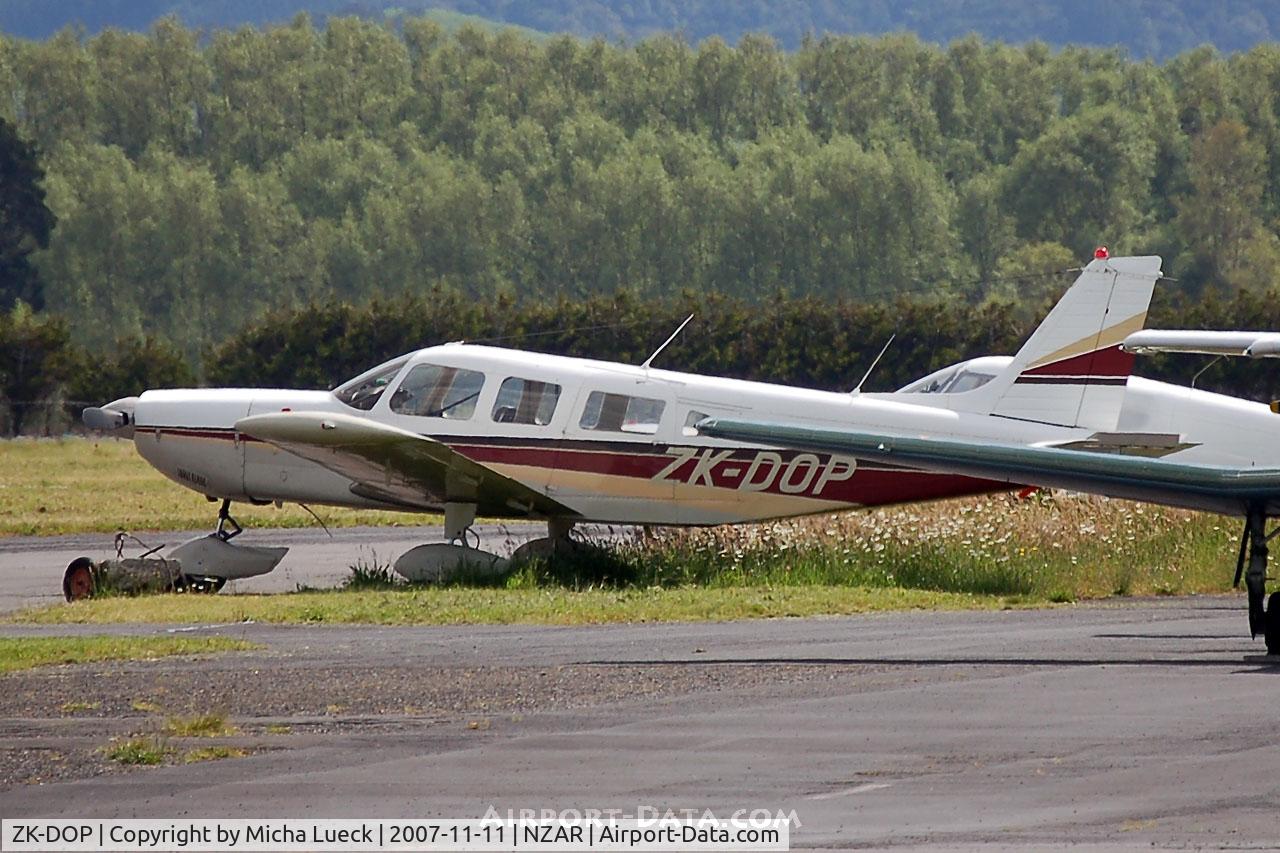 ZK-DOP, Piper PA-32-300 Cherokee Six C/N 32-7440045, Parked at Ardmore