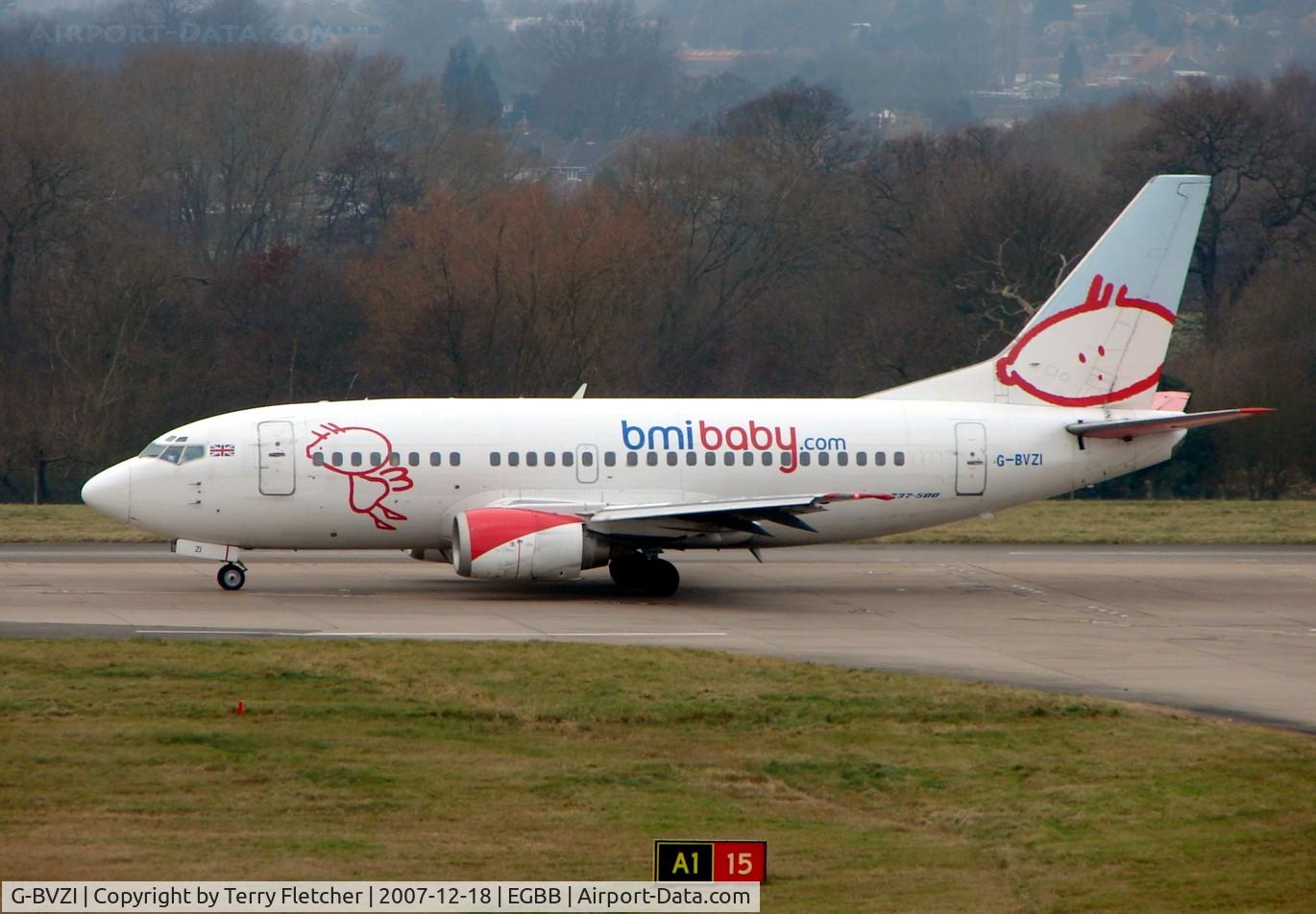 G-BVZI, 1991 Boeing 737-5Q8 C/N 25167, BMI Baby B737-500 series at Birmingham International