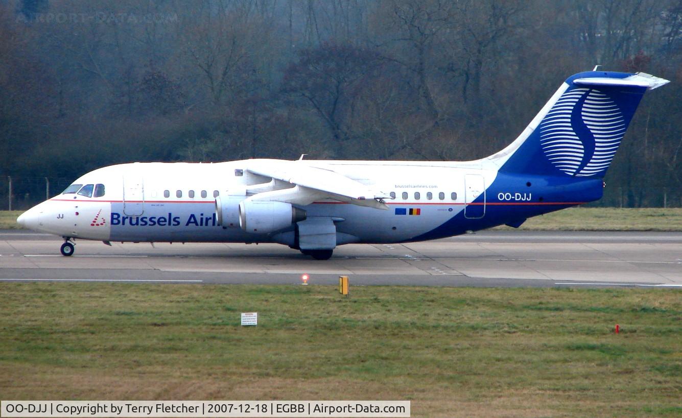 OO-DJJ, 1991 British Aerospace BAe.146-200 C/N E2196, This aircraft uses the callsign  'Beeline'