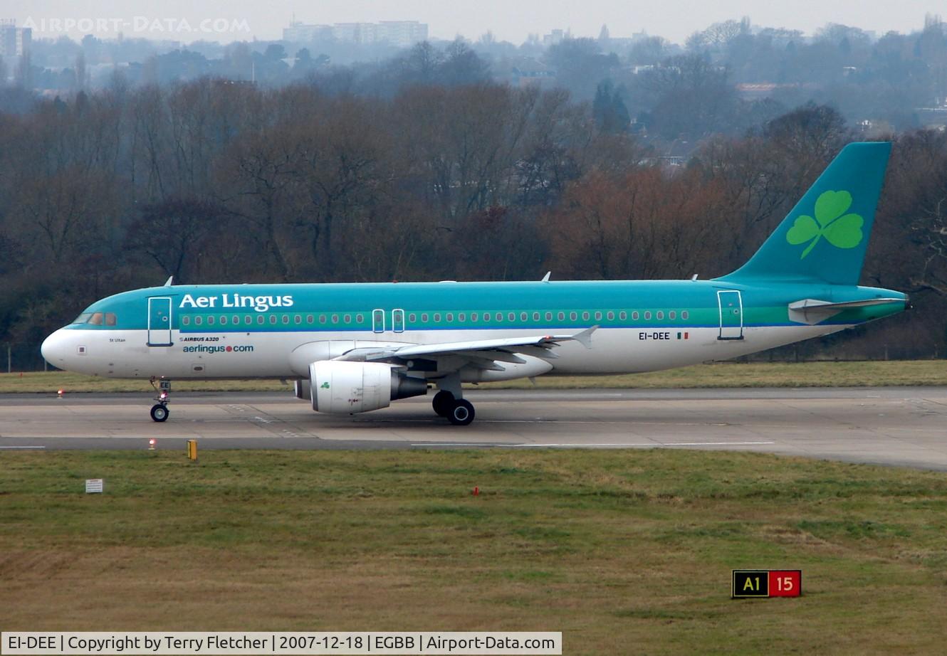 EI-DEE, 2004 Airbus A320-214 C/N 2250, Aer Lingus A320 at BHX