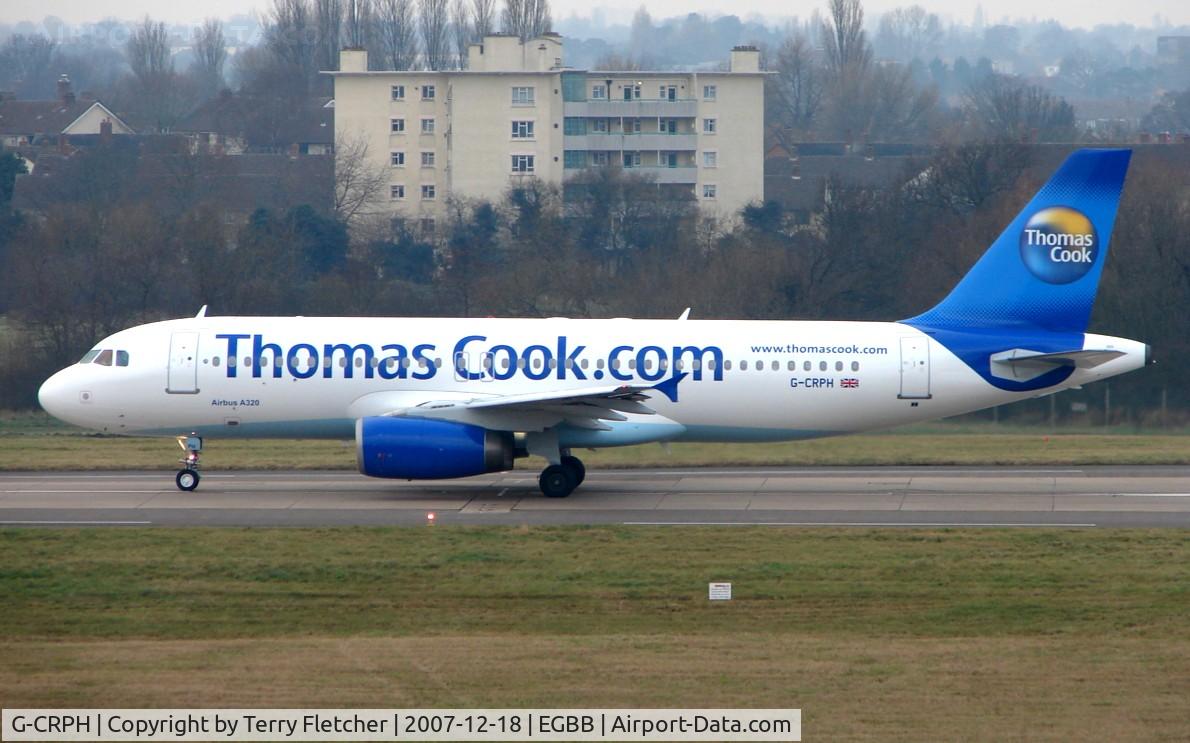G-CRPH, 1993 Airbus A320-231 C/N 424, Now in Thos Cook colours