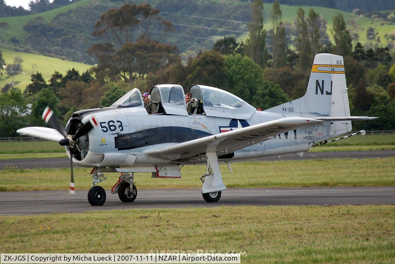 ZK-JGS, North American T-28C Trojan Trojan C/N 226-140, What a beauty!