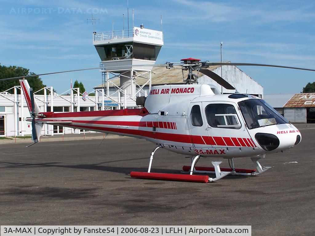 3A-MAX, Aérospatiale AS-350B Écureuil C/N 1116, Just arrived from Paris and going to Monaco